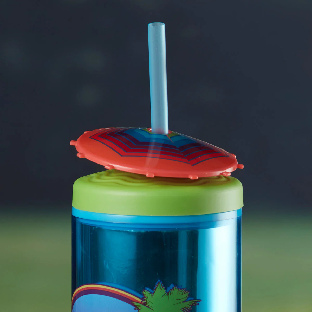 Acrylic Sipper, Cup, Tumbler Frosted with Straw and Lid for Water, Juice, Milk and other Bevrages - 468ml (KT-008-A) - Image 3