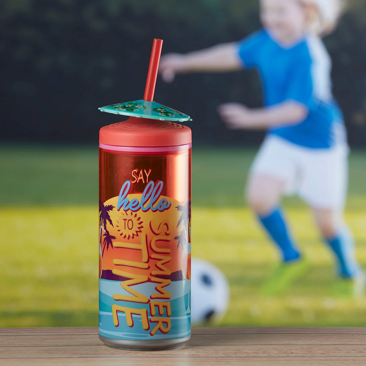 Acrylic Sipper, Cup, Tumbler Frosted with Straw and Lid for Water, Juice, Milk and other Bevrages - 468ml (KT-008-C)