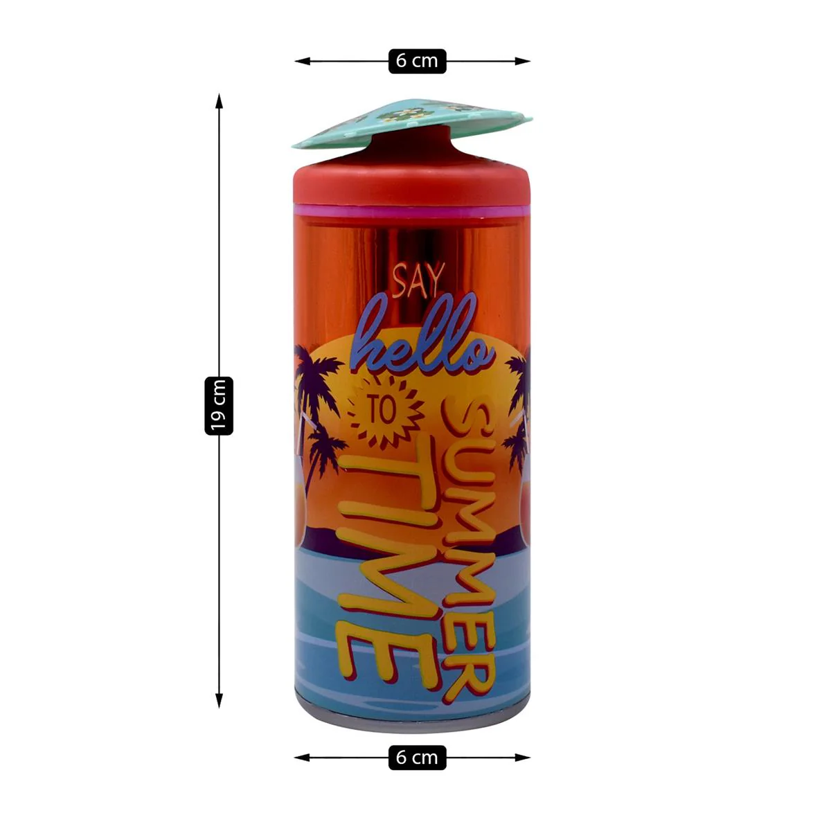 Acrylic Sipper, Cup, Tumbler Frosted with Straw and Lid for Water, Juice, Milk and other Bevrages - 468ml (KT-008-C) - Image 5