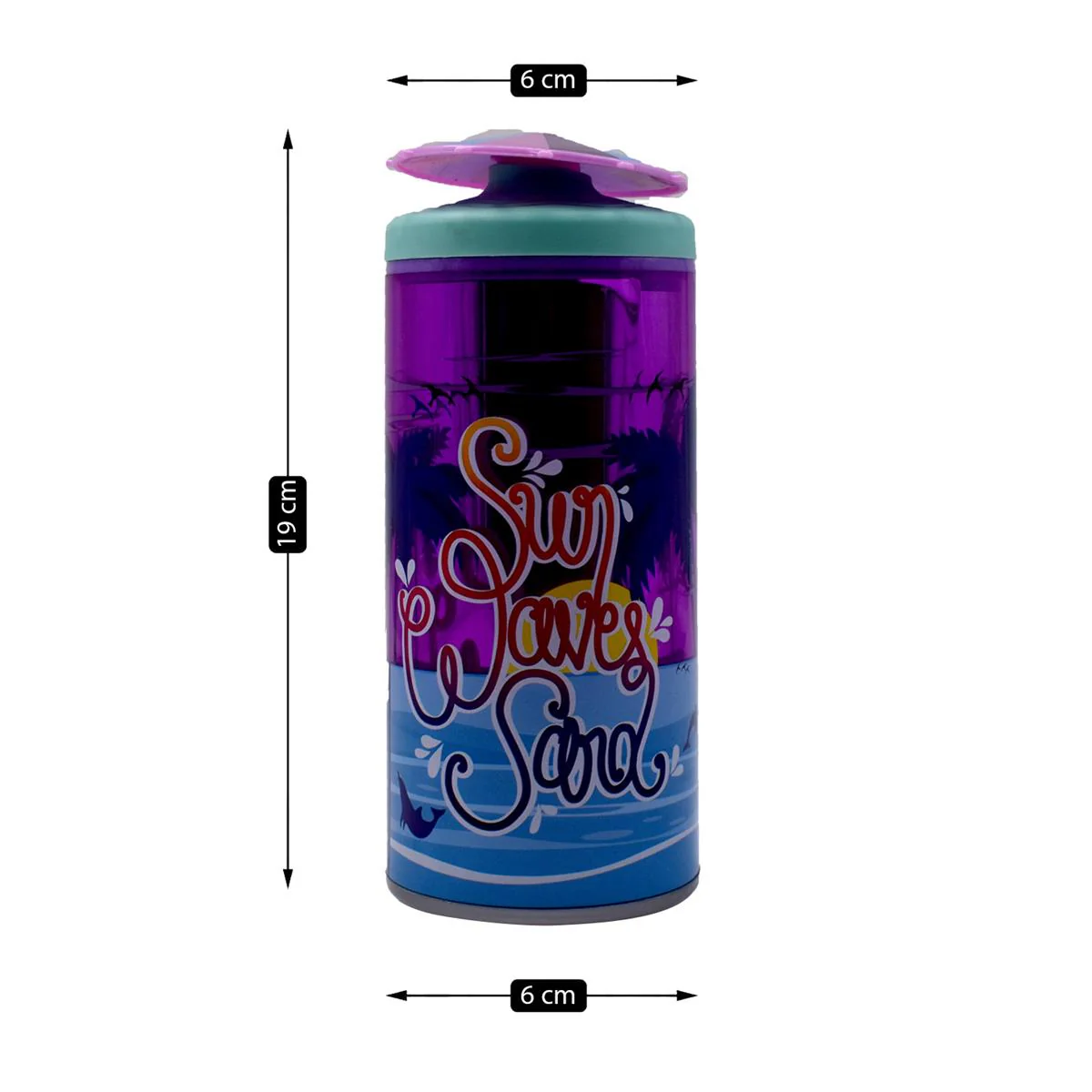 Acrylic Sipper, Cup, Tumbler Frosted with Straw and Lid for Water, Juice, Milk and other Bevrages - 468ml (KT-008-D) - Image 5