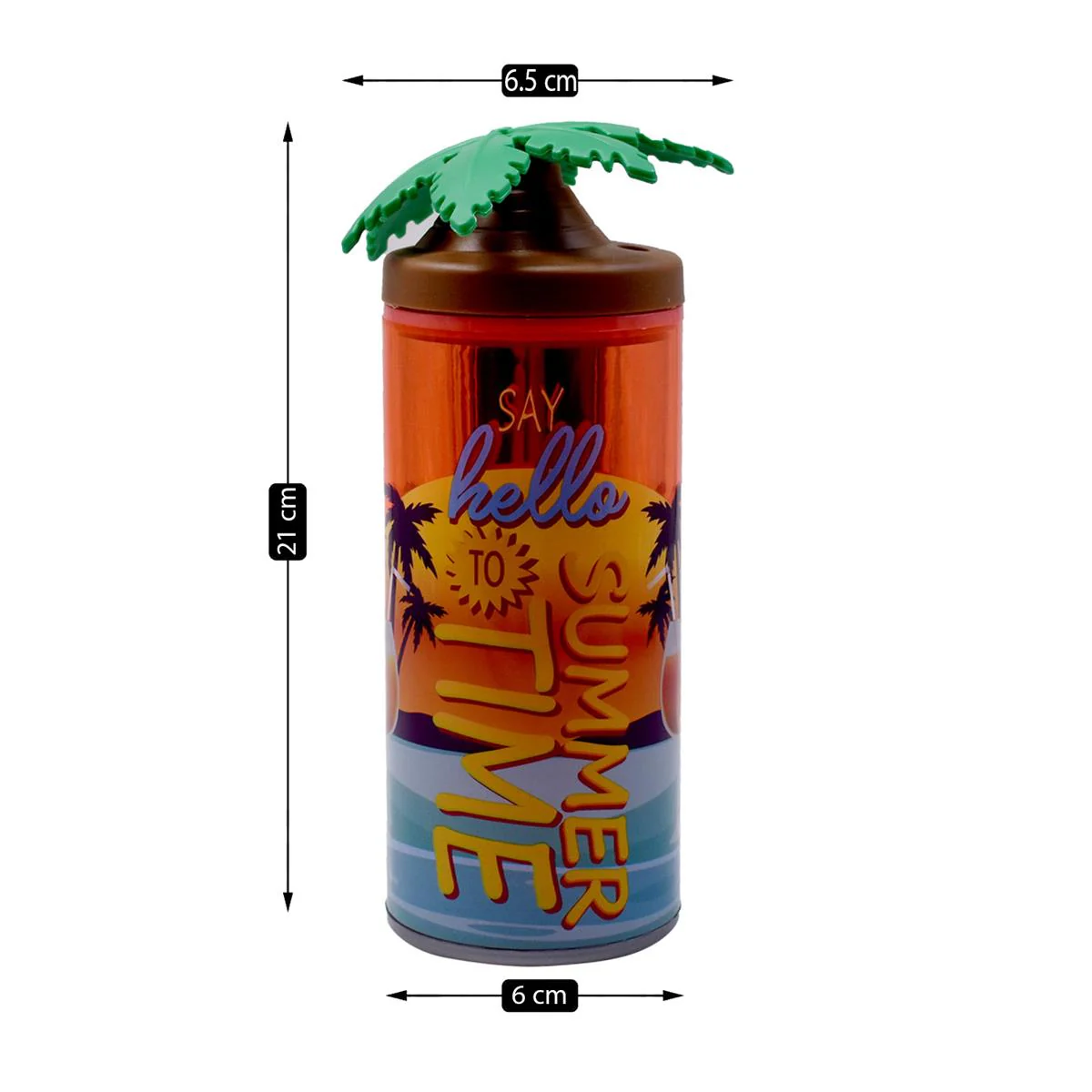Acrylic Sipper, Cup, Tumbler Frosted with Straw and Lid for Water, Juice, Milk and other Bevrages - 468ml (KT-009-B) - Image 5