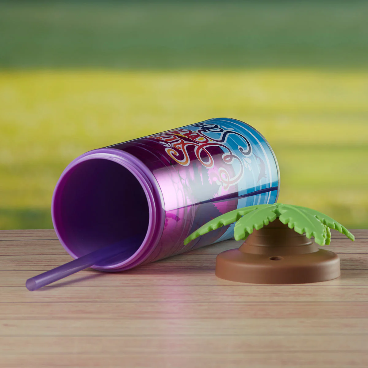 Acrylic Sipper, Cup, Tumbler Frosted with Straw and Lid for Water, Juice, Milk and other Bevrages - 468ml (KT-009-C) - Image 4