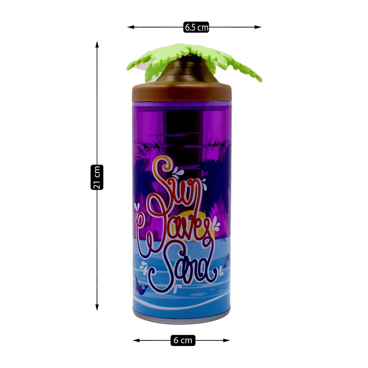 Acrylic Sipper, Cup, Tumbler Frosted with Straw and Lid for Water, Juice, Milk and other Bevrages - 468ml (KT-009-C) - Image 5