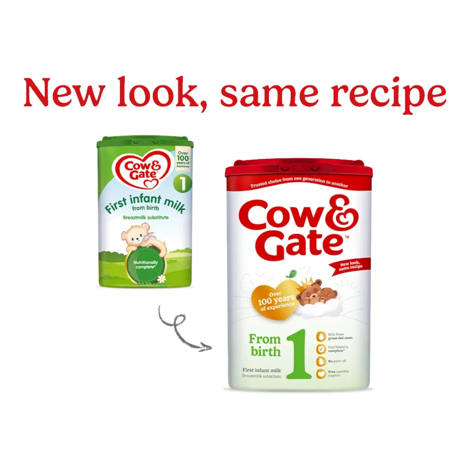Cow & Gate Stage 1, First Infant Milk (0m+) 800g (Pack of 1) - Image 6