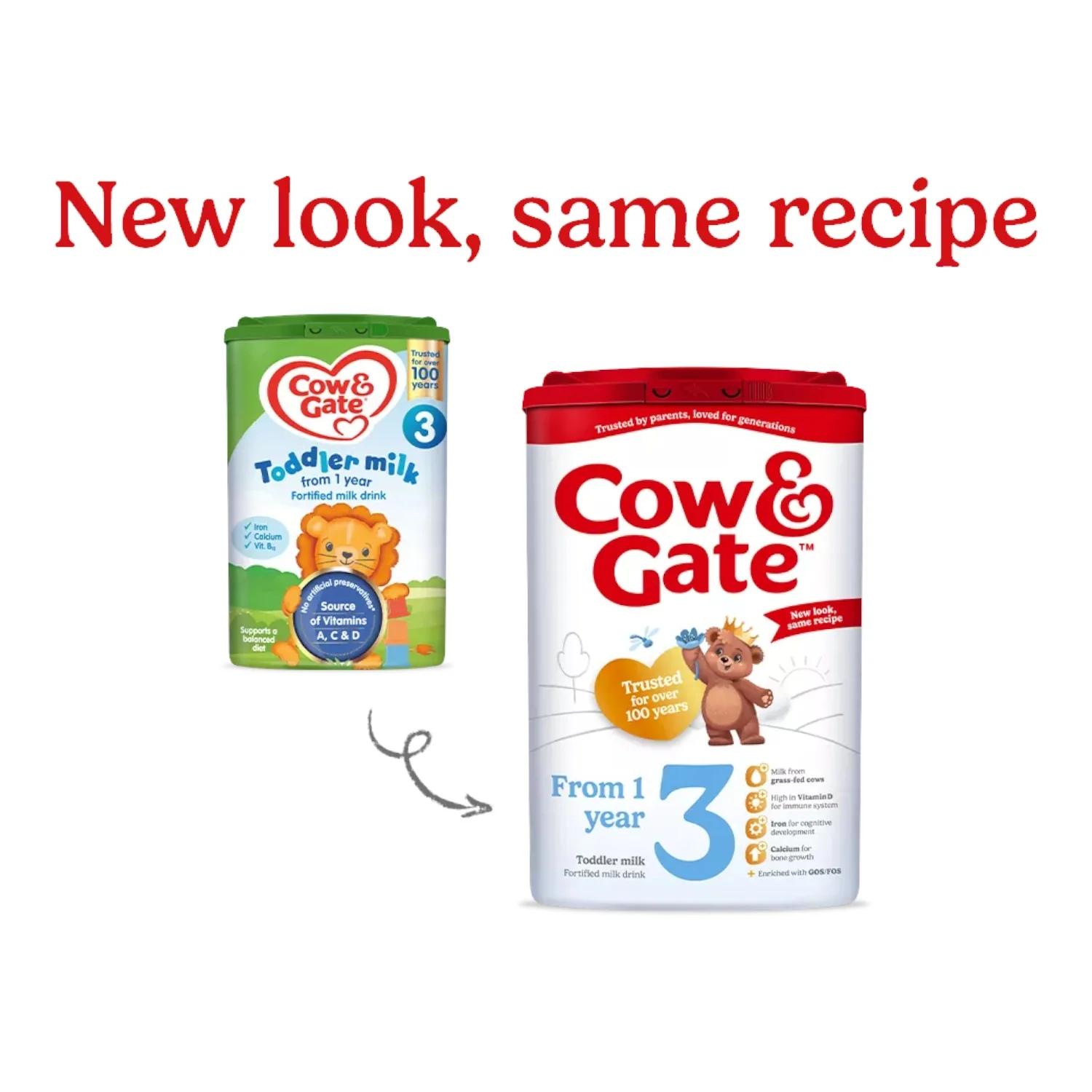 Cow & Gate Stage 3, Toddler Milk (1y+) 800g (Pack of 1) - Image 6