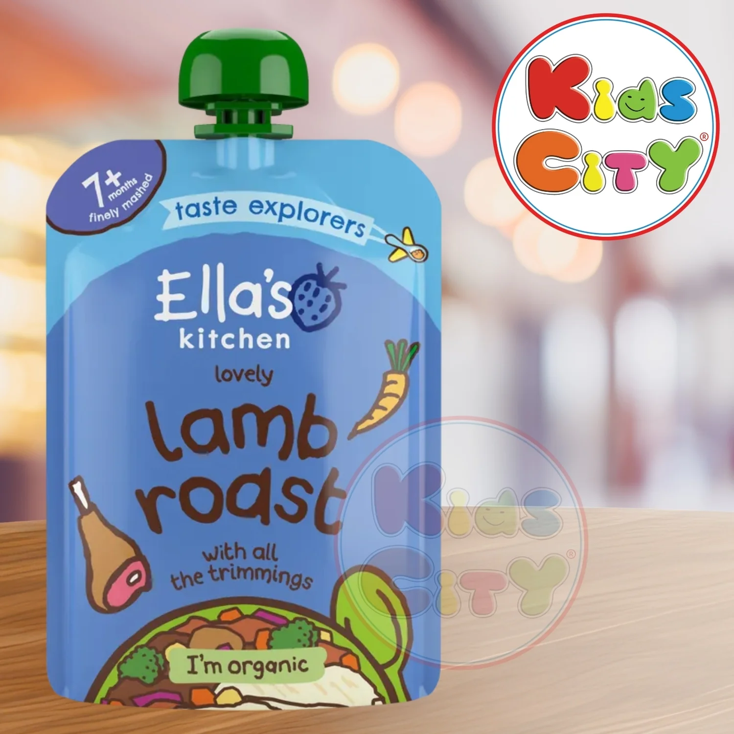 Ella's Kitchen Organic Baby Food Pouch, Lamb Roast Dinner (7m+) - 130g
