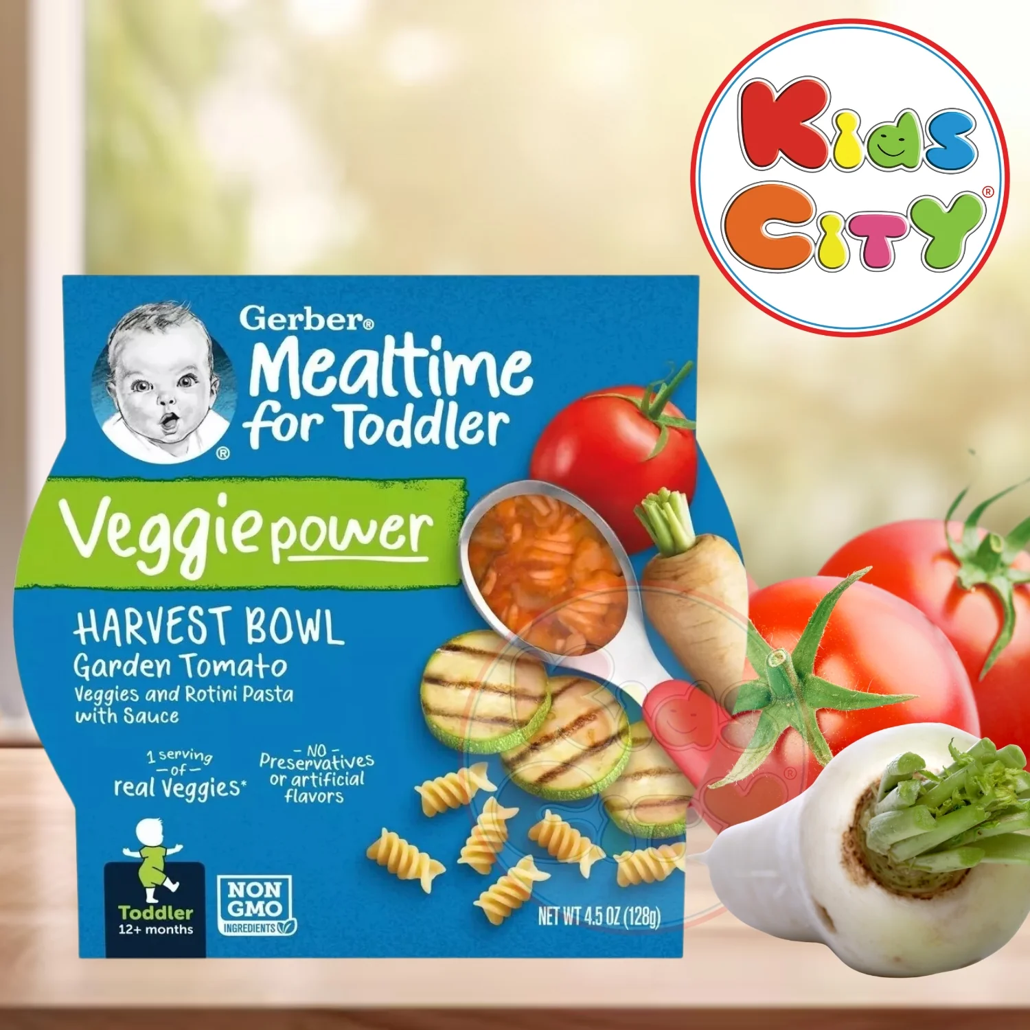 Gerber Harvest Bowl, Garden Tomato, Toddler - 128g