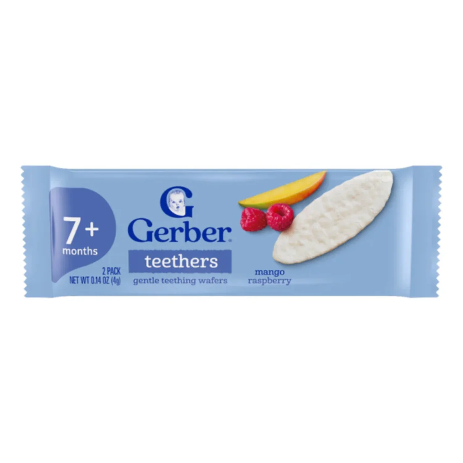 Gerber Teethers Gentle Teething Wafers, Mango Rasberry - 48g - Image 6