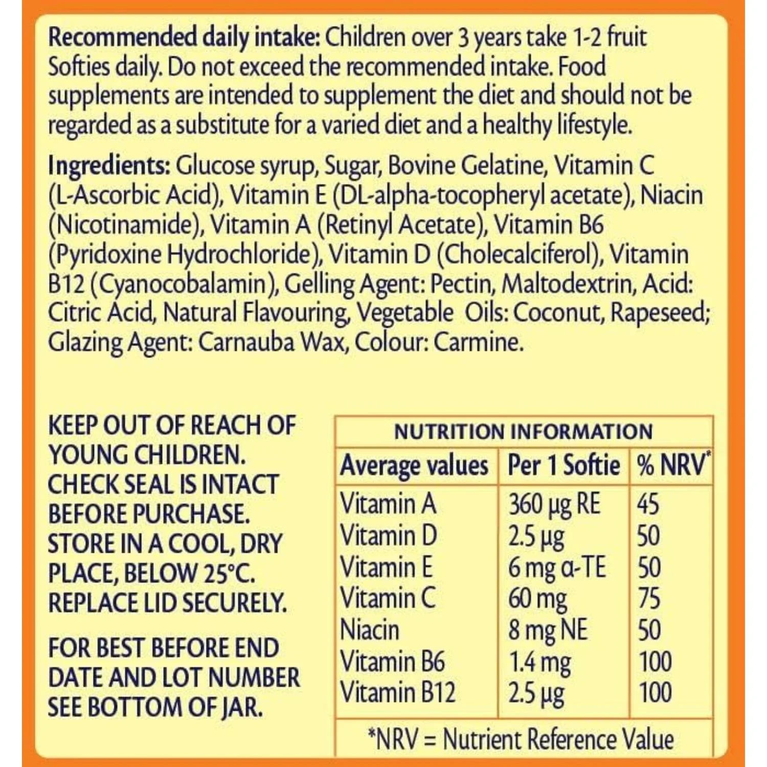 Haliborange Softies Multivitamins 50 Strawberry Softies - Image 2