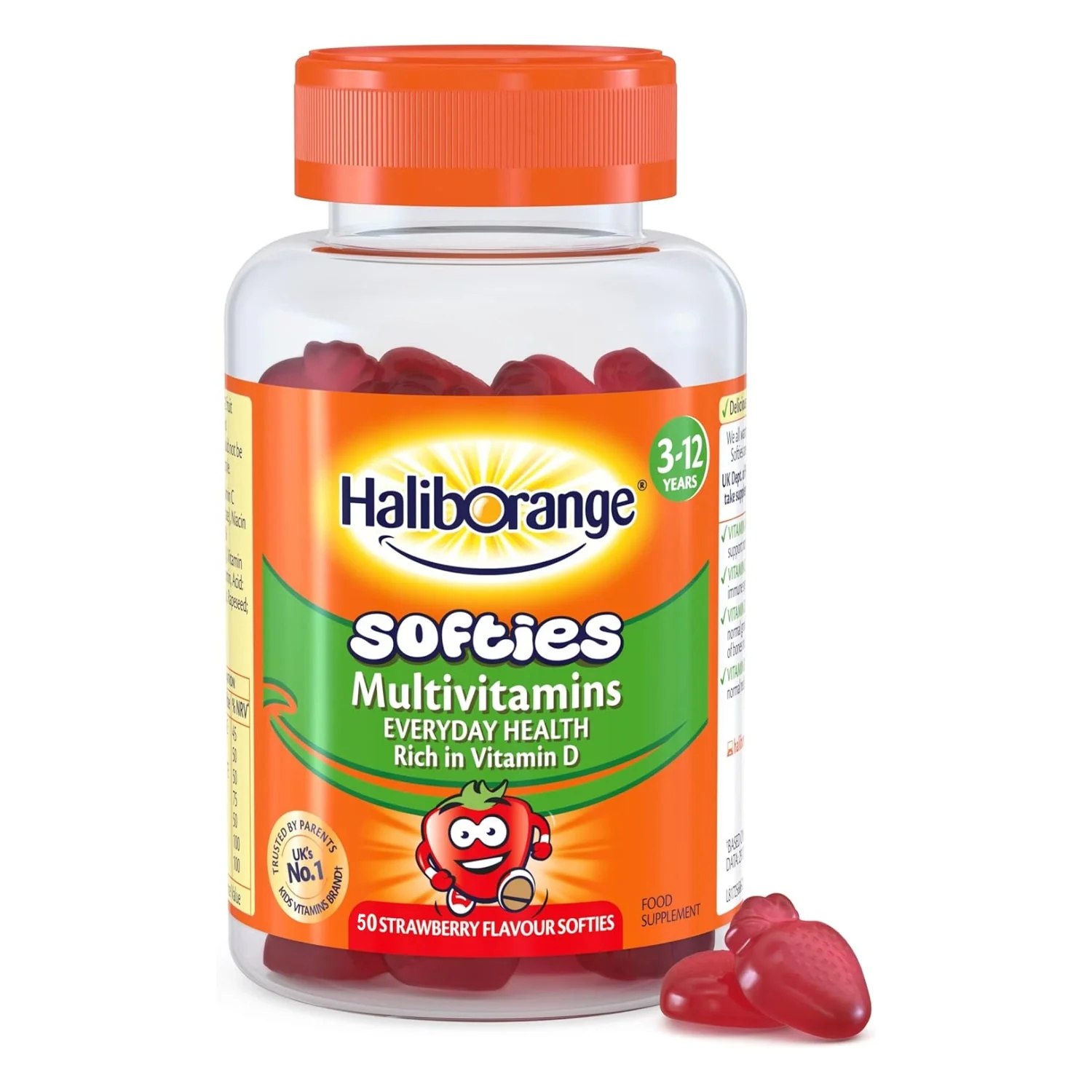Haliborange Softies Multivitamins 50 Strawberry Softies - Image 3