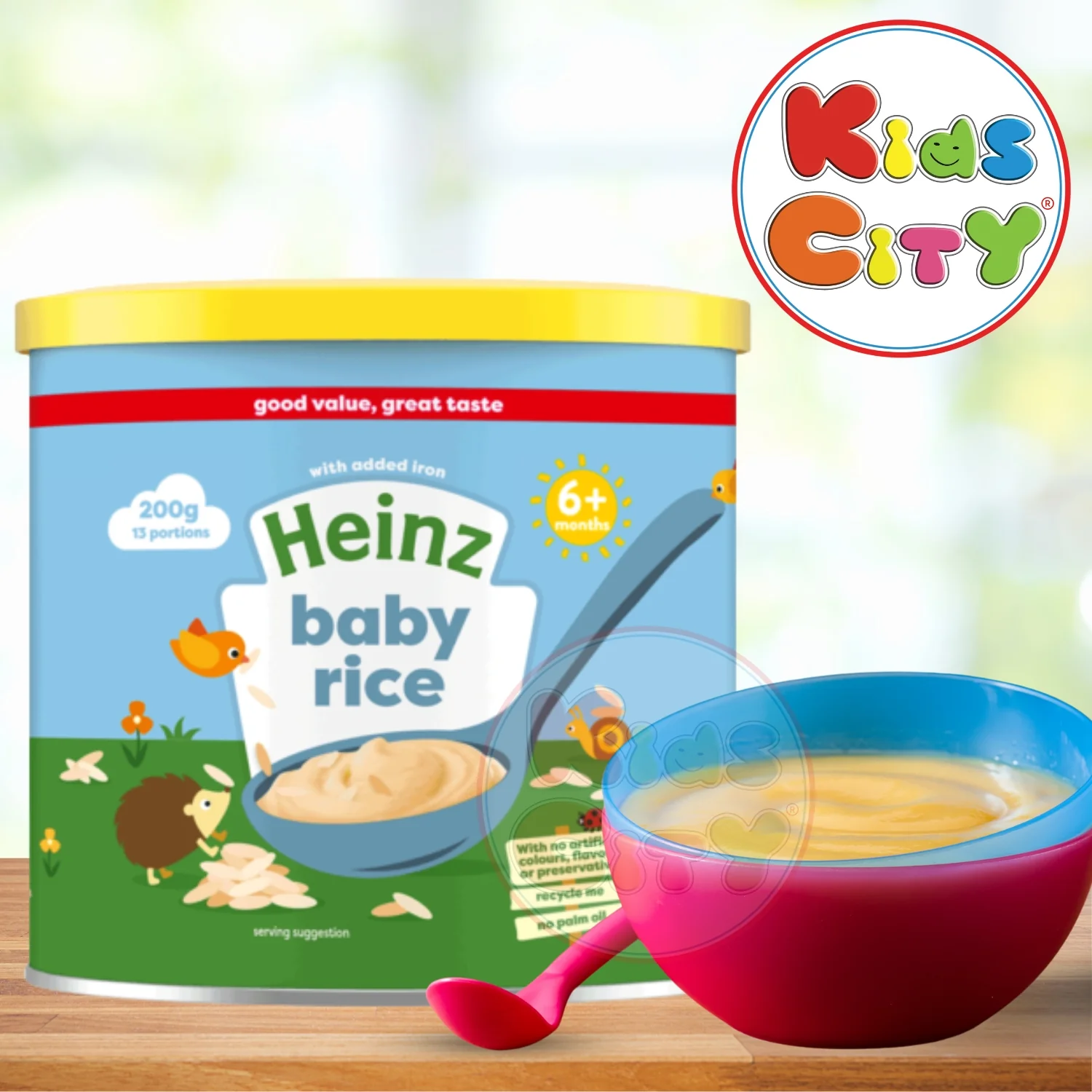 Heinz Baby Cereal, Baby Rice (6m+) 200g (Pack of 1)