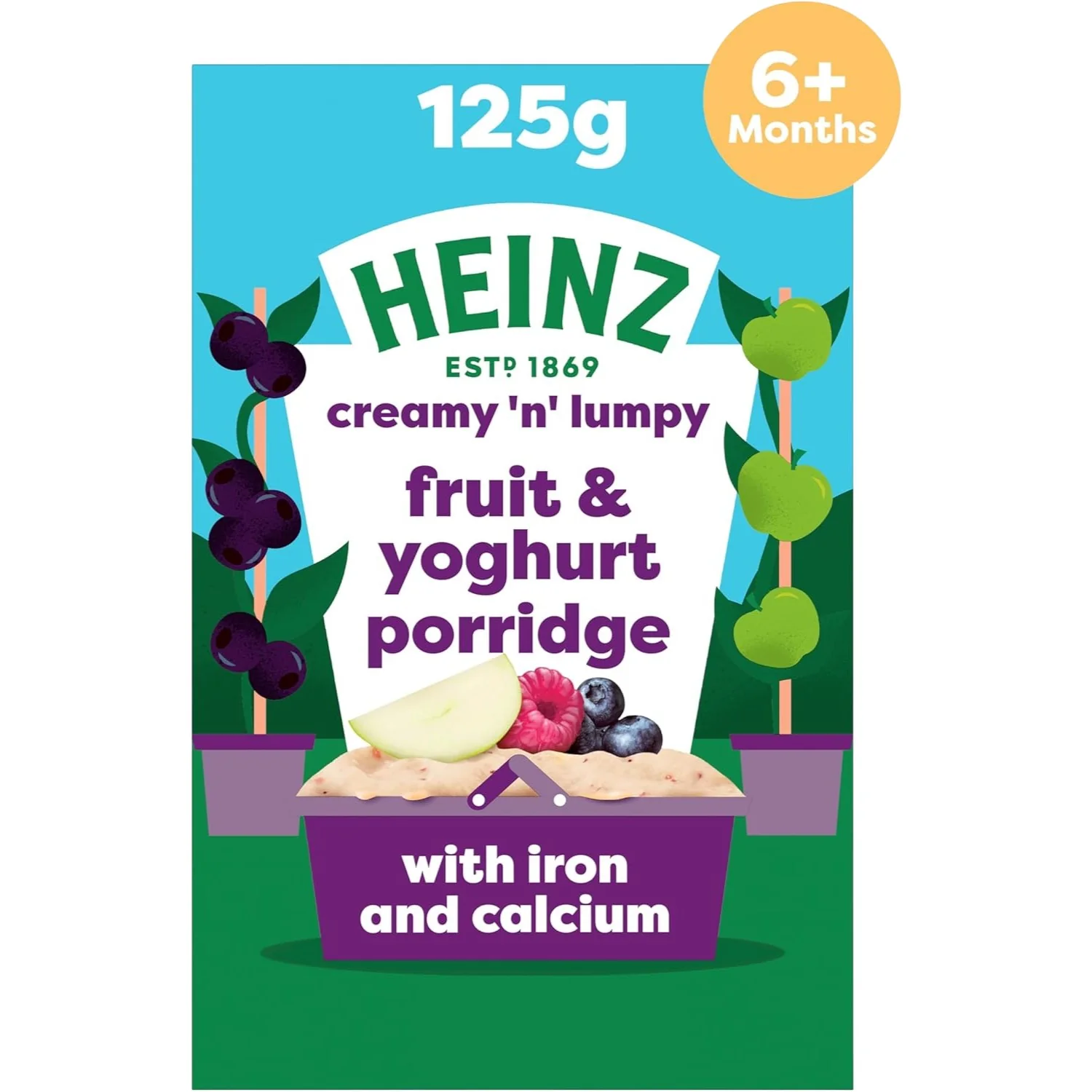 Heinz Baby Cereal, Fruit & Yoghurt Porridge (6m+) - 125g (Pack of 1) - Image 3