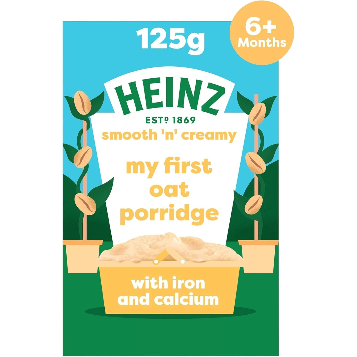 Heinz Baby Cereal, My First Oat Porridge (6m+) - 125g (Pack of 1) - Image 3