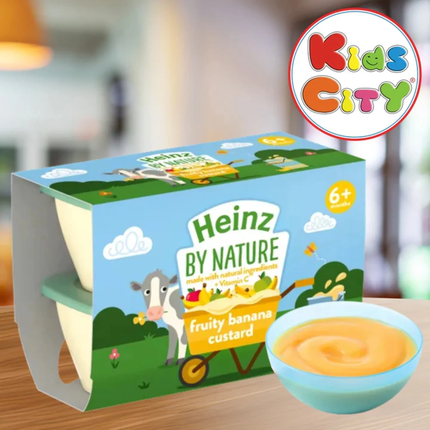 Heinz by Nature (4 pack) Fruity Banana Custard - 400g (4x100g)