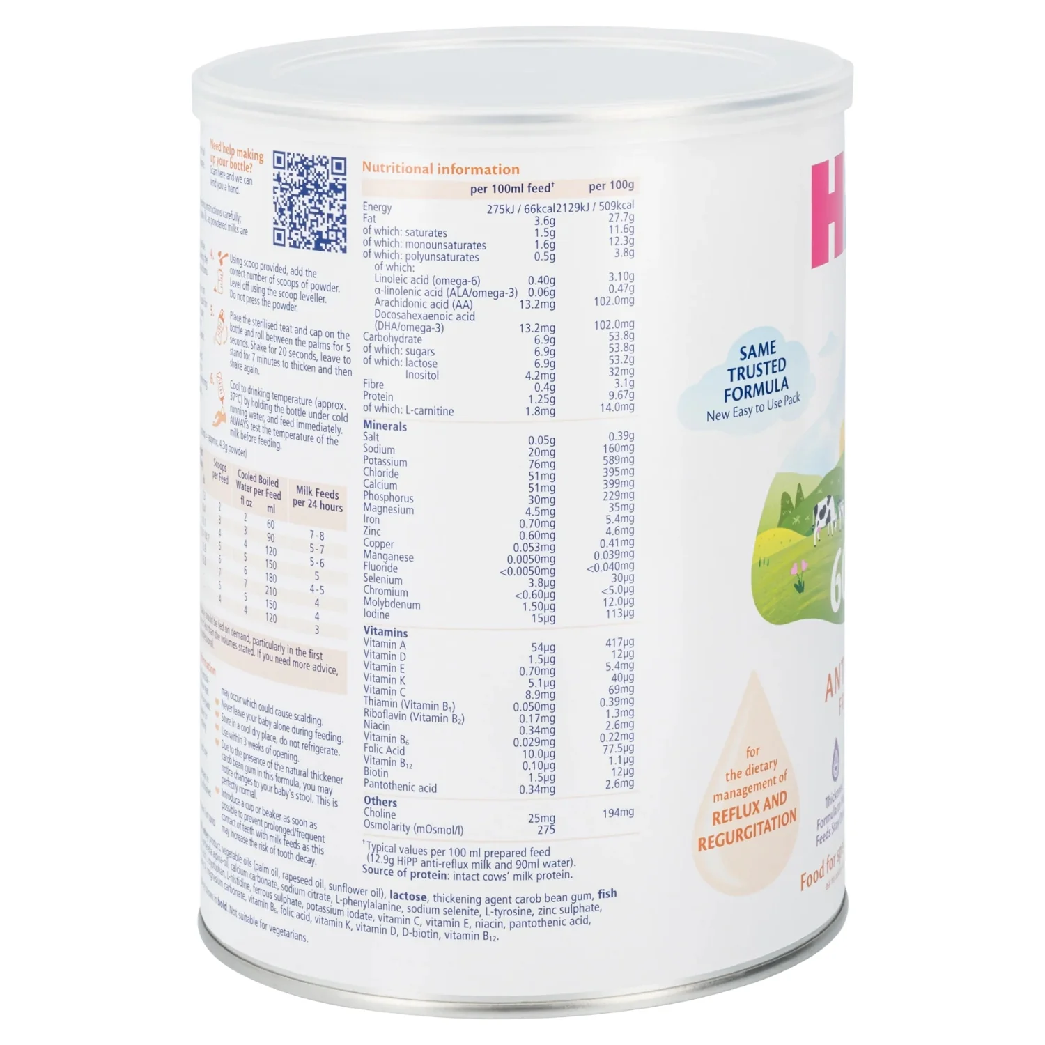 Hipp Anti-Reflux Milk Combiotic from birth, 800g (Pack of 1) - Image 3