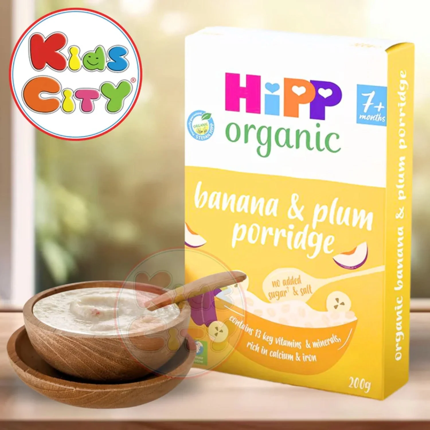 Hipp Organic Banana & Plum Porridge (7m+) - 200g