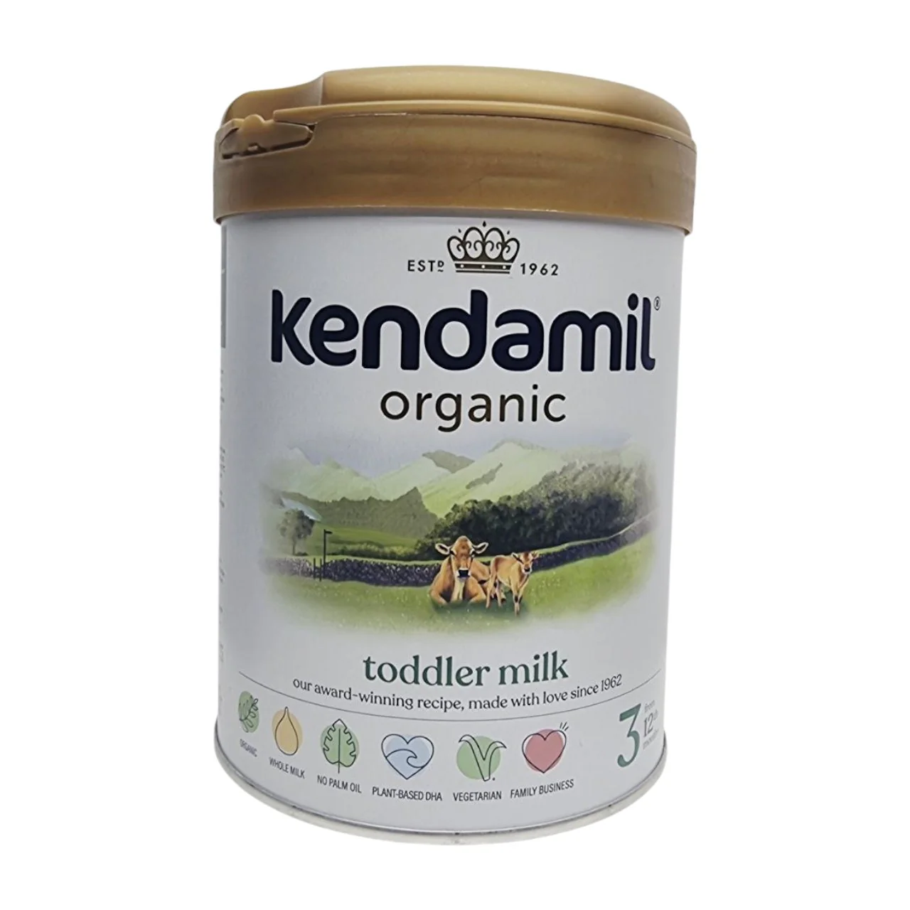 Kendamil Organic 3, Toddler Milk (12-36m) (EU) - 800g - Image 2