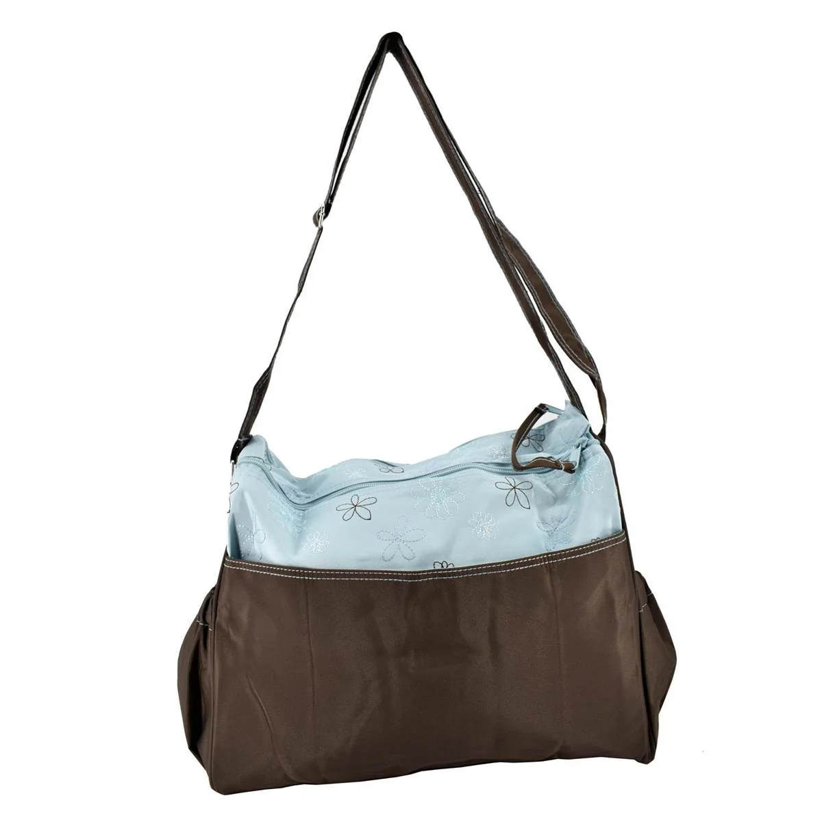 Baby Mother - Mother Bag with Diaper Changing Mat - Blue/Brown - Image 3