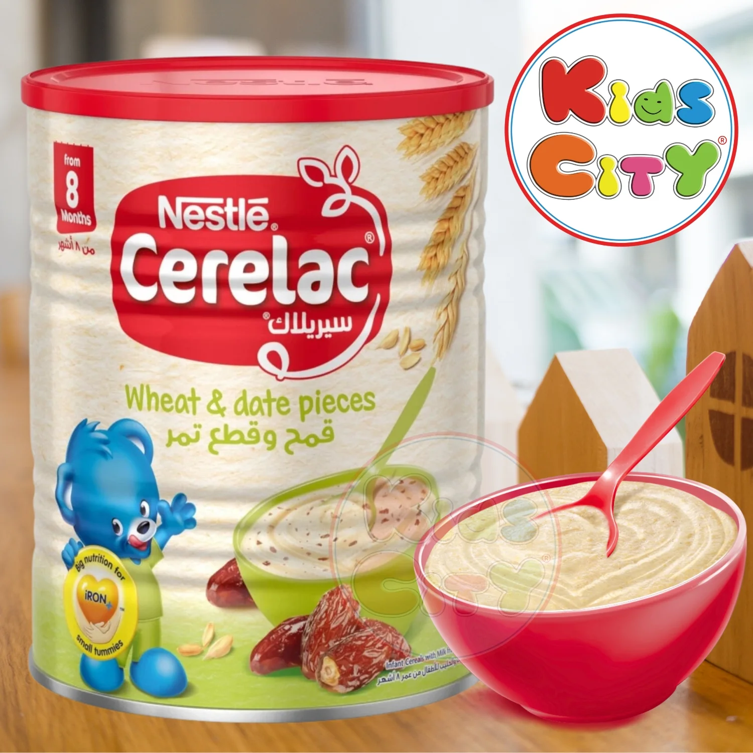 Nestle Cerelac Wheat & Date Pieces (8m+) 400g (Pack of 1)