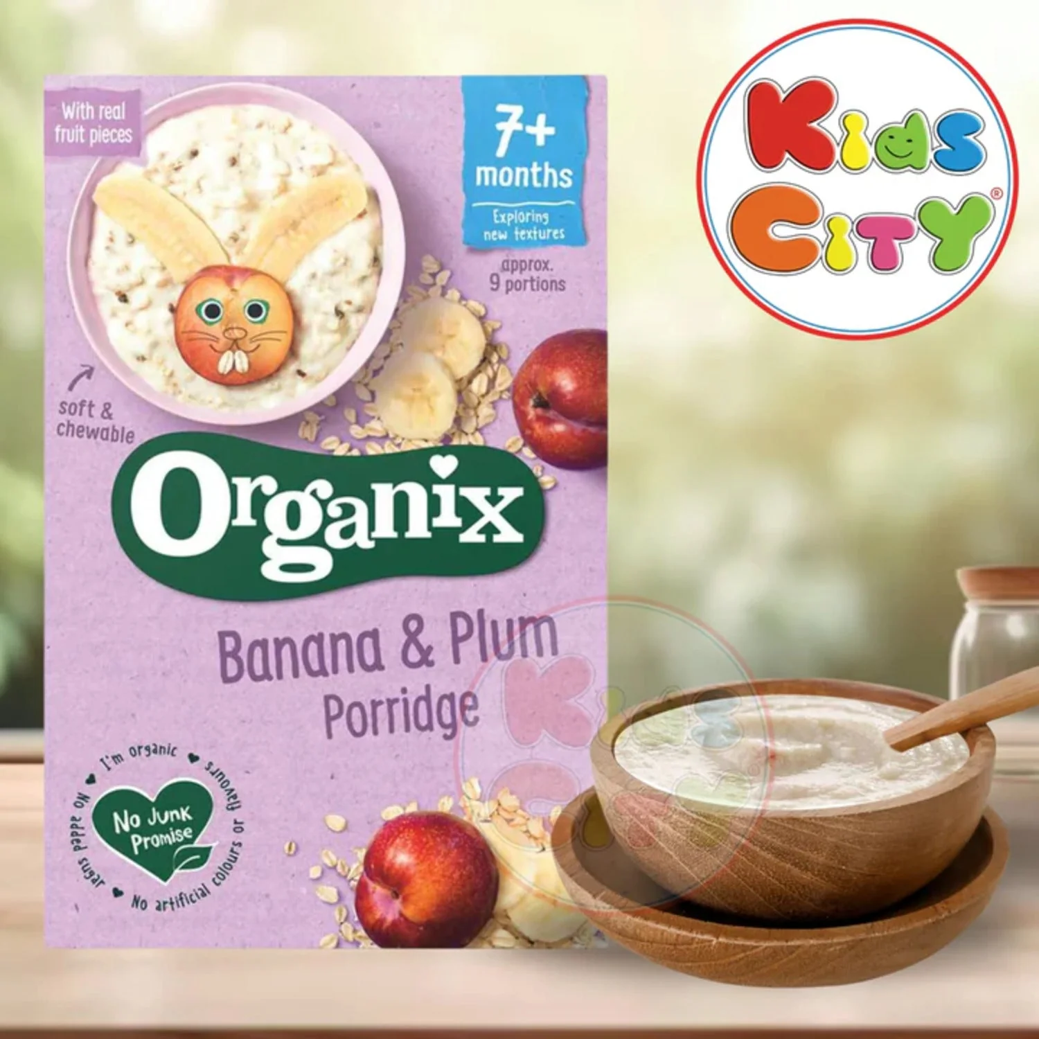 Organix Banana & Plum Porridge (7m+) - 200g