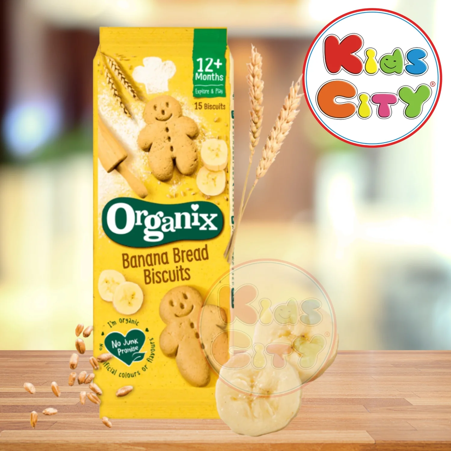 Organix Banana Bread Biscuits (12m+) - 135g