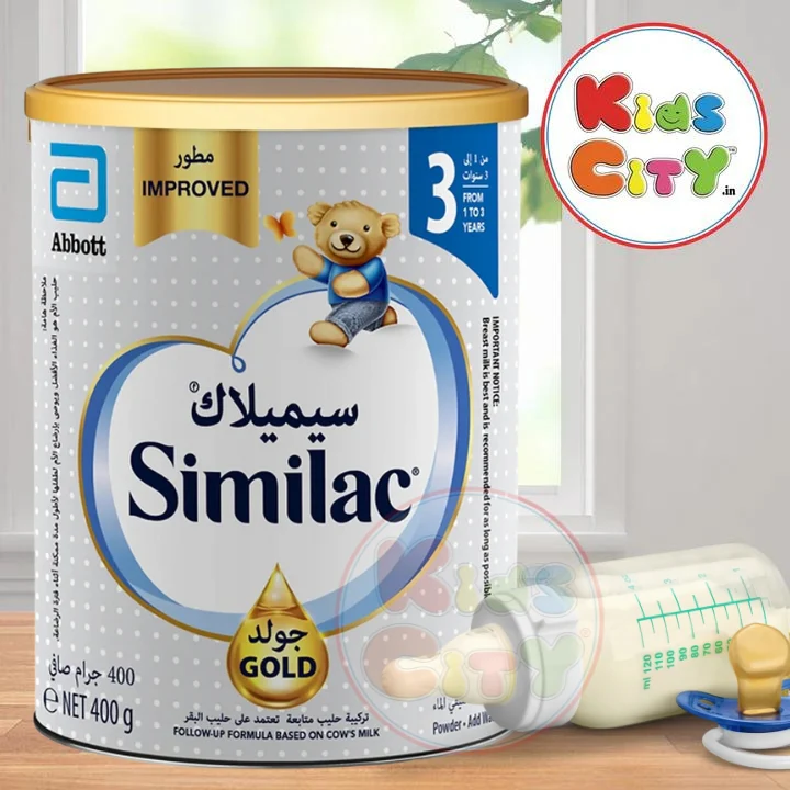 Similac Gold, Stage 3, Growing up Formula (1-3y) 400g (Pack of 1)
