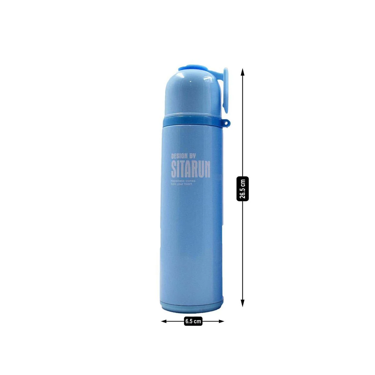 Stainless Steel Vacuum Insulated double wall Water Bottle for Home, Office, Travel and Sports, Leak - proof Lid for Hot and Cold liquids - 500ml (102-B) - Image 5