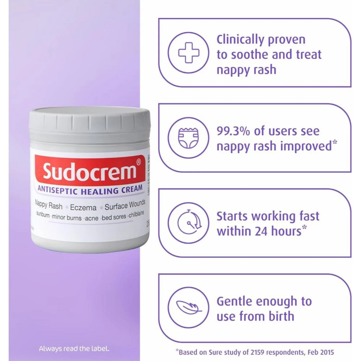 Sudocream Antiseptic Healing Cream, 250g - Image 3